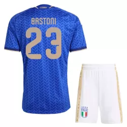 Completo calcio Italia Bastoni 23 Bambino Primo Mondiali 2026