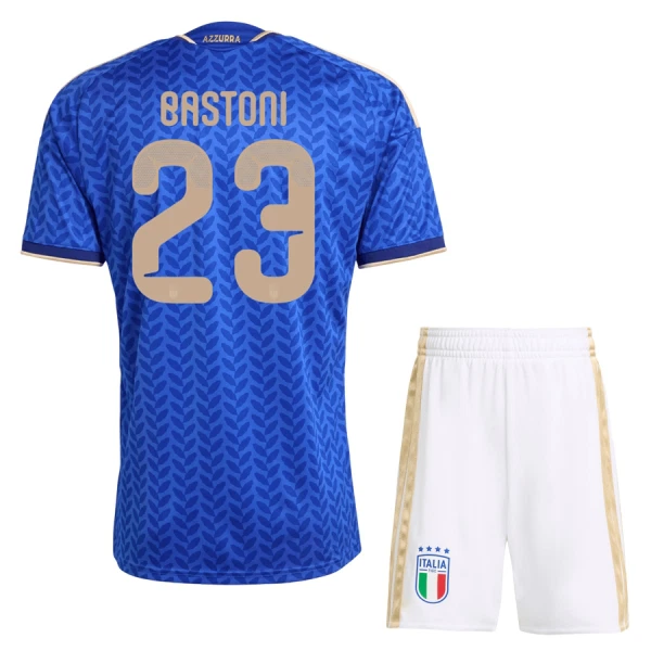 Completo calcio Italia Bastoni 23 Bambino Primo Mondiali 2026 Completo calcio Italia Bastoni 23 Bambino Primo Mondiali 2026