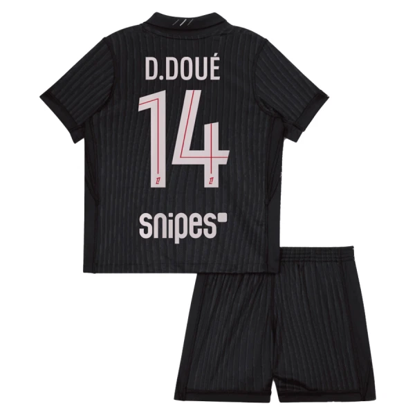 Completo calcio Paris Saint-Germain D. Doue 14 Bambino 4th Jordan 2025-26 Completo calcio Paris Saint-Germain D. Doue 14 Bambino 4th Jordan 2025-26