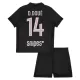 Completo calcio Paris Saint-Germain D. Doue 14 Bambino 4th Jordan 2025-26 Completo calcio Paris Saint-Germain D. Doue 14 Bambino 4th Jordan 2025-26