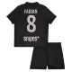 Completo calcio Paris Saint-Germain Fabian 8 Bambino 4th Jordan 2025-26 Completo calcio Paris Saint-Germain Fabian 8 Bambino 4th Jordan 2025-26