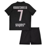 Completo calcio Paris Saint-Germain Kvaratskhelia 7 Bambino 4th Jordan 2025-26