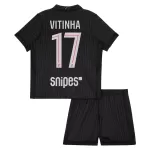 Completo calcio Paris Saint-Germain Vitinha 17 Bambino 4th Jordan 2025-26