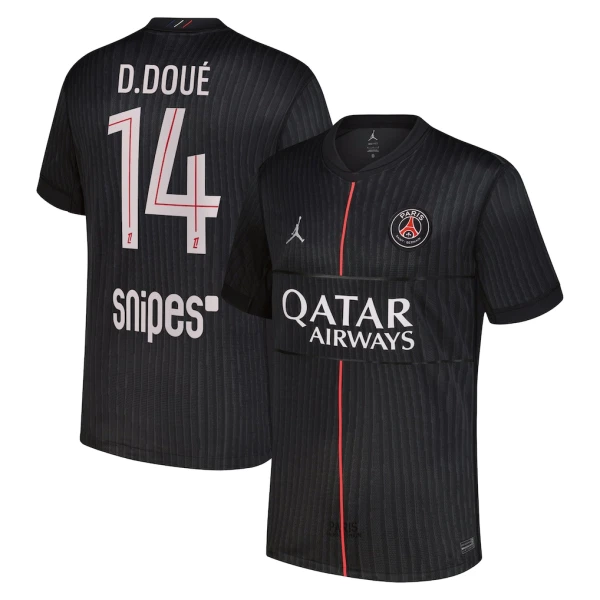Maglia Paris Saint-Germain D. Doue 14 Uomo 4th Jordan 2025-26