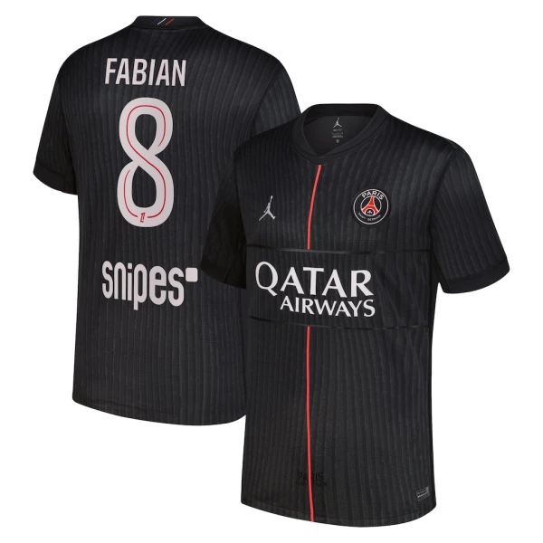 Maglia Paris Saint-Germain Fabian 8 Uomo 4th Jordan 2025-26