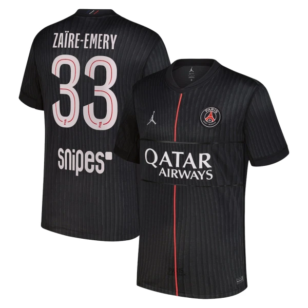 Maglia Paris Saint-Germain Zaire-Emery 33 Uomo 4th Jordan 2025-26 Maglia Paris Saint-Germain Zaire-Emery 33 Uomo 4th Jordan 2025-26
