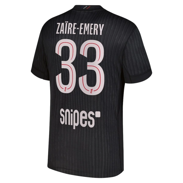 Maglia Paris Saint-Germain Zaire-Emery 33 Uomo 4th Jordan 2025-26