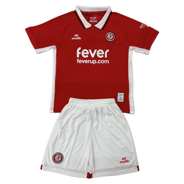 Completo calcio Bristol City Bambino Primo 2025-26 Completo calcio Bristol City Bambino Primo 2025-26