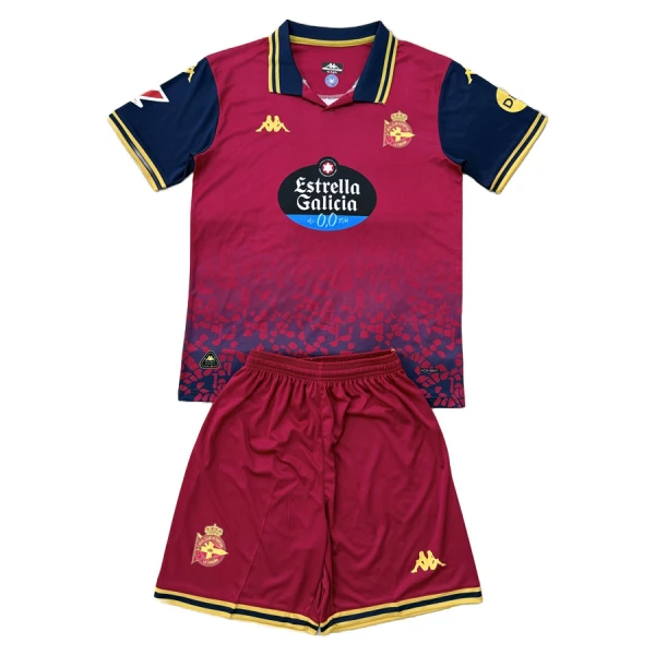 Completo calcio Deportivo de La Coruna Bambino Secondo 2025-26 Completo calcio Deportivo de La Coruna Bambino Secondo 2025-26