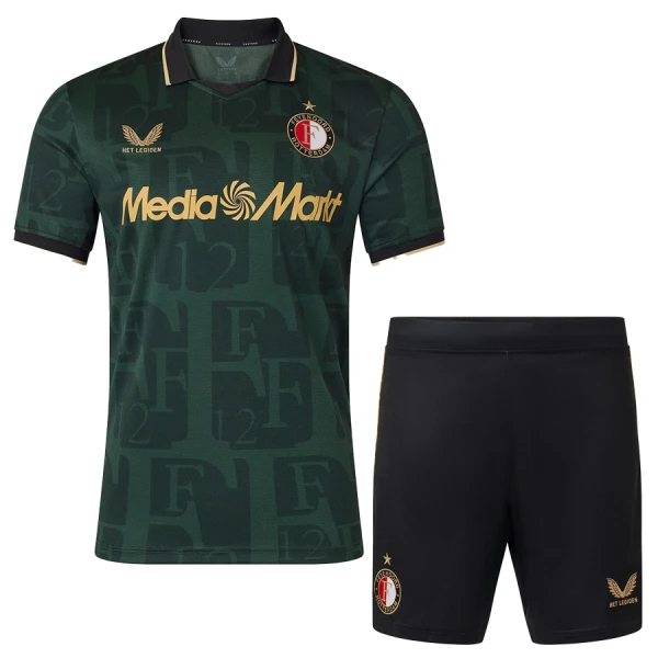 Completo calcio Feyenoord Rotterdam Bambino 4th 2025-26 Completo calcio Feyenoord Rotterdam Bambino 4th 2025-26