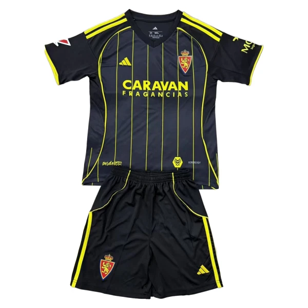 Completo calcio Real Zaragoza Bambino Secondo 2025-26 Completo calcio Real Zaragoza Bambino Secondo 2025-26