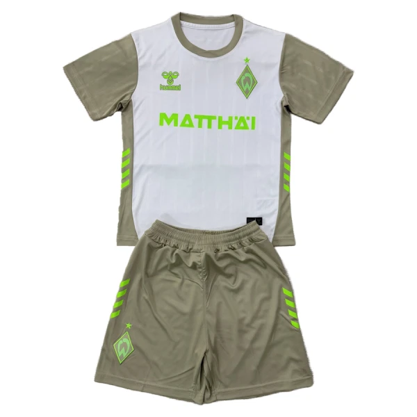 Completo calcio Werder Brema Bambino Secondo 2025-26 Completo calcio Werder Brema Bambino Secondo 2025-26