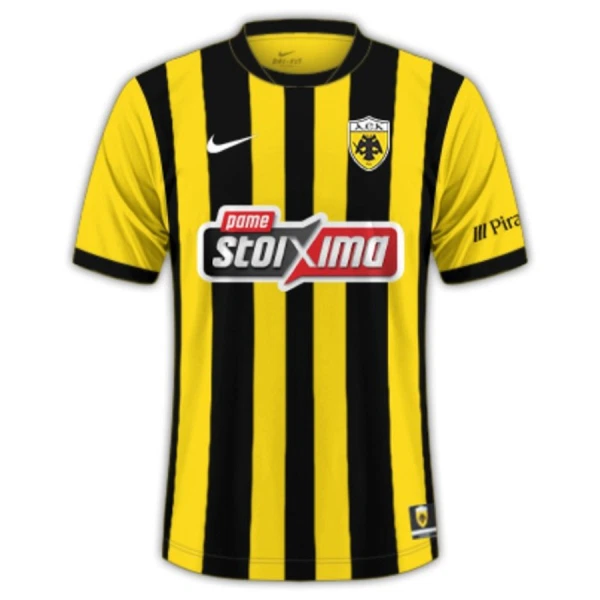 Maglia AEK Athens Uomo Primo 2025-26 Maglia AEK Athens Uomo Primo 2025-26