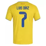 Maglia Colombia Luis Díaz 7 Uomo Primo Mondiali 2026