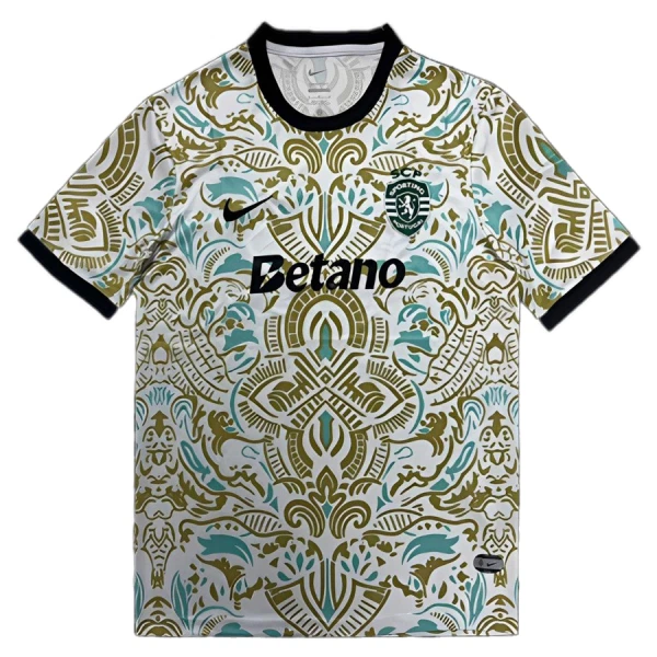 Maglia Sporting CP Uomo 2025-26 Bianca - Speciale Maglia Sporting CP Uomo 2025-26 Bianca - Speciale