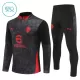 AC Milan Felpe da Allenamento Bambino 1/4-Zip 2025-26 Nera