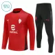 AC Milan Felpe da Allenamento Bambino 1/4-Zip 2025-26 Rossa AC Milan Felpe da Allenamento Bambino 1/4-Zip 2025-26 Rossa