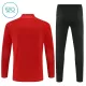 AC Milan Felpe da Allenamento Bambino 1/4-Zip 2025-26 Rossa