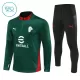 AC Milan Felpe da Allenamento Bambino 1/4-Zip 2025-26 Verde AC Milan Felpe da Allenamento Bambino 1/4-Zip 2025-26 Verde