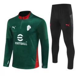 AC Milan Felpe da Allenamento Uomo 1/4-Zip 2025-26 Verde