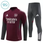 Arsenal Felpe da Allenamento Bambino 1/4-Zip 2025-26 Rossa