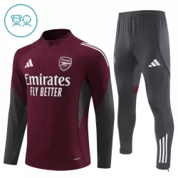 Arsenal Felpe da Allenamento Bambino 1/4-Zip 2025-26 Rossa