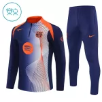 Barcellona Felpe da Allenamento Bambino 1/4-Zip 2025-26 Blu