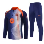 Barcellona Felpe da Allenamento Uomo 1/4-Zip 2025-26 Blu