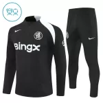Chelsea Felpe da Allenamento Bambino 1/4-Zip 2025-26 Nera
