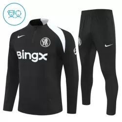 Chelsea Felpe da Allenamento Bambino 1/4-Zip 2025-26 Nera