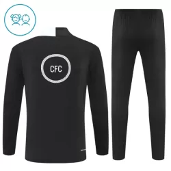 Chelsea Felpe da Allenamento Bambino 1/4-Zip 2025-26 Nera