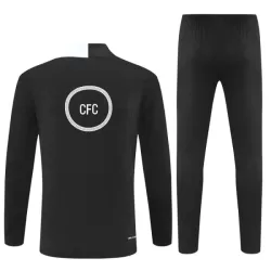 Chelsea Felpe da Allenamento Uomo 1/4-Zip 2025-26 Nera
