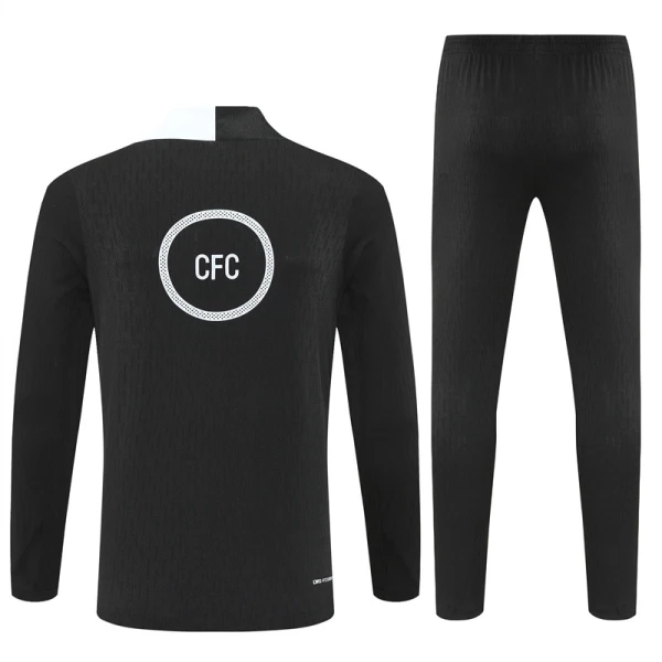 Chelsea Felpe da Allenamento Uomo 1/4-Zip 2025-26 Nera