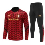 Feyenoord Rotterdam Felpe da Allenamento Uomo 1/4-Zip 2025-26 Rossa