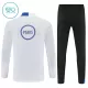 Paris Saint-Germain Felpe da Allenamento Bambino 1/4-Zip 2025-26 Bianca