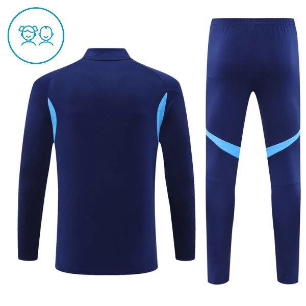 Real Madrid Felpe da Allenamento Bambino 1/4-Zip 2025-26 Navy
