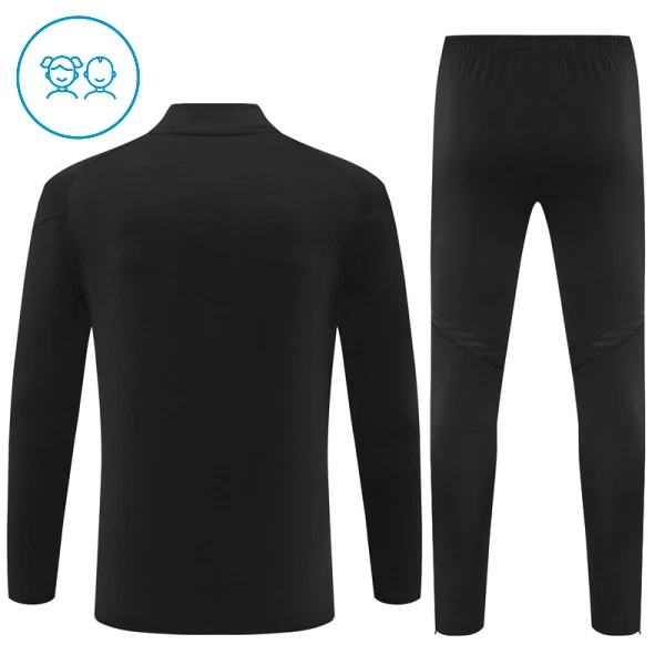 Real Madrid Felpe da Allenamento Bambino 1/4-Zip 2025-26 Nera