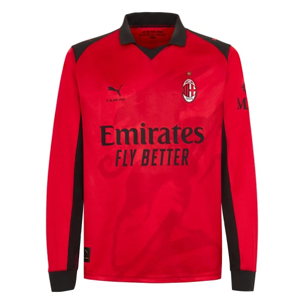 Maglia AC Milan Uomo 4th 2025-26 Maniche Lunghe Maglia AC Milan Uomo 4th 2025-26 Maniche Lunghe