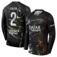 Maglia Paris Saint-Germain Hakimi 2 Night Uomo 2025-26 Maniche Lunghe