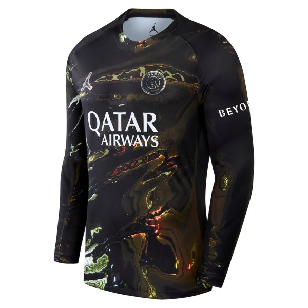 Maglia Paris Saint-Germain Hakimi 2 Night Uomo 2025-26 Maniche Lunghe