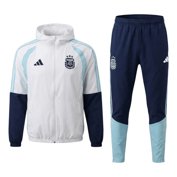 Argentina Felpe con Cappuccio da Allenamento Uomo 2026-27 Bianca Argentina Felpe con Cappuccio da Allenamento Uomo 2026-27 Bianca