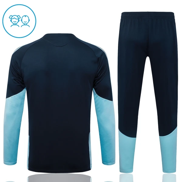 Argentina Felpe da Allenamento Bambino 1/4-Zip 2026-27 Navy