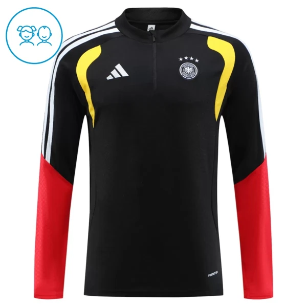Germania Felpe da Allenamento Bambino 1/4-Zip 2026-27 Nera