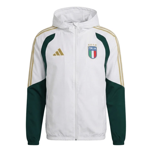 Italia Felpe con Cappuccio da Allenamento Uomo 2026-27 Bianca