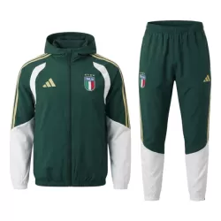 Italia Felpe con Cappuccio da Allenamento Uomo 2026-27 Verde