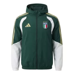 Italia Felpe con Cappuccio da Allenamento Uomo 2026-27 Verde