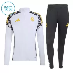 Real Madrid Felpe da Allenamento Bambino 1/4-Zip 2026-27 Bianca