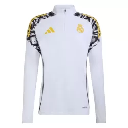 Real Madrid Felpe da Allenamento Uomo 1/4-Zip 2026-27 Bianca