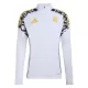 Real Madrid Felpe da Allenamento Uomo 1/4-Zip 2026-27 Bianca