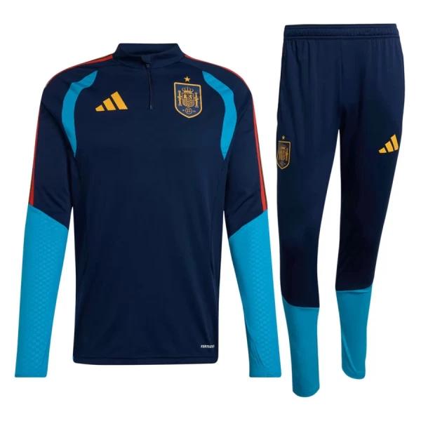 Spagna Felpe da Allenamento Uomo 1/4-Zip 2026-27 Navy Spagna Felpe da Allenamento Uomo 1/4-Zip 2026-27 Navy